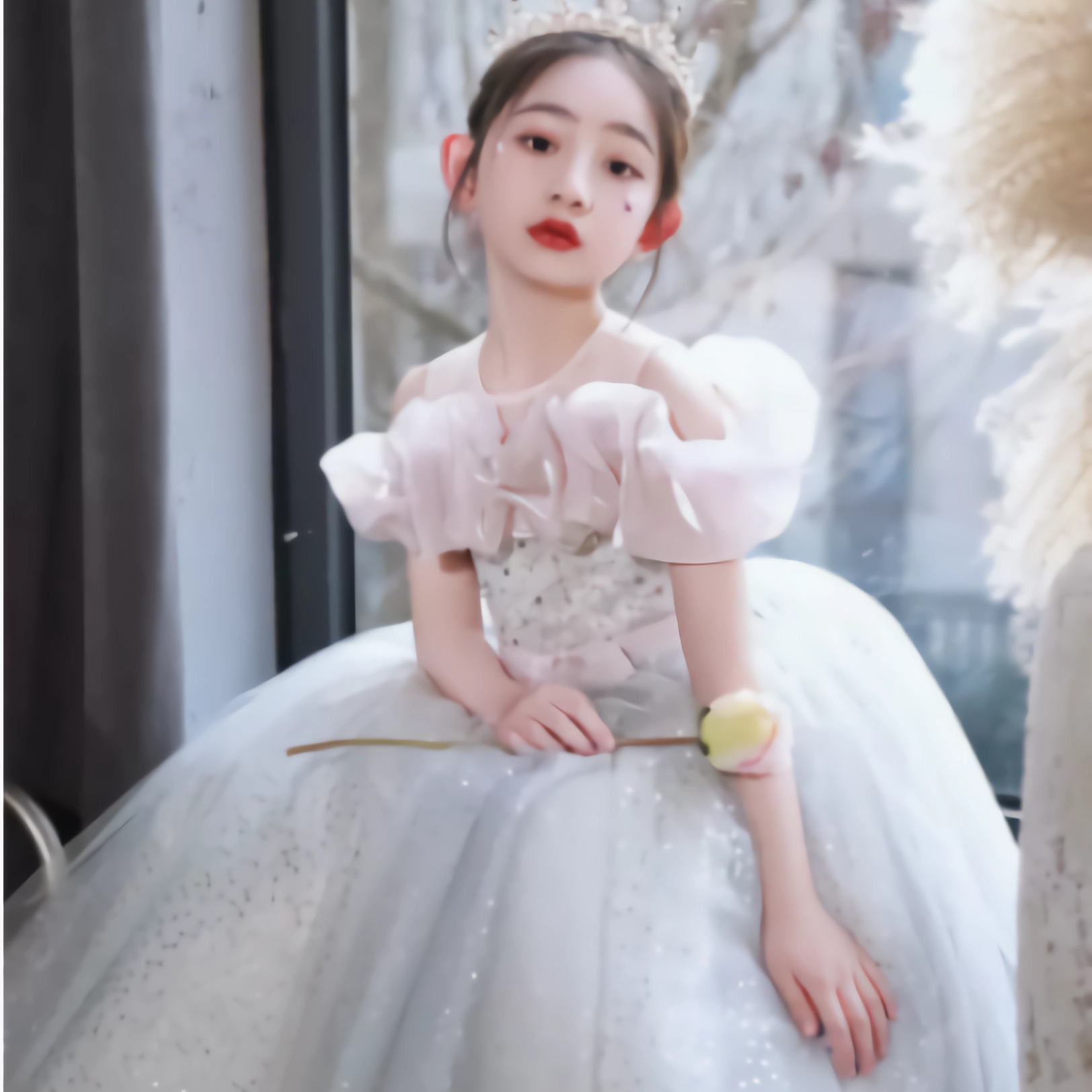 【天空之境】高贵气质女童晚礼服儿童轻奢公主裙生日钢琴演出走秀