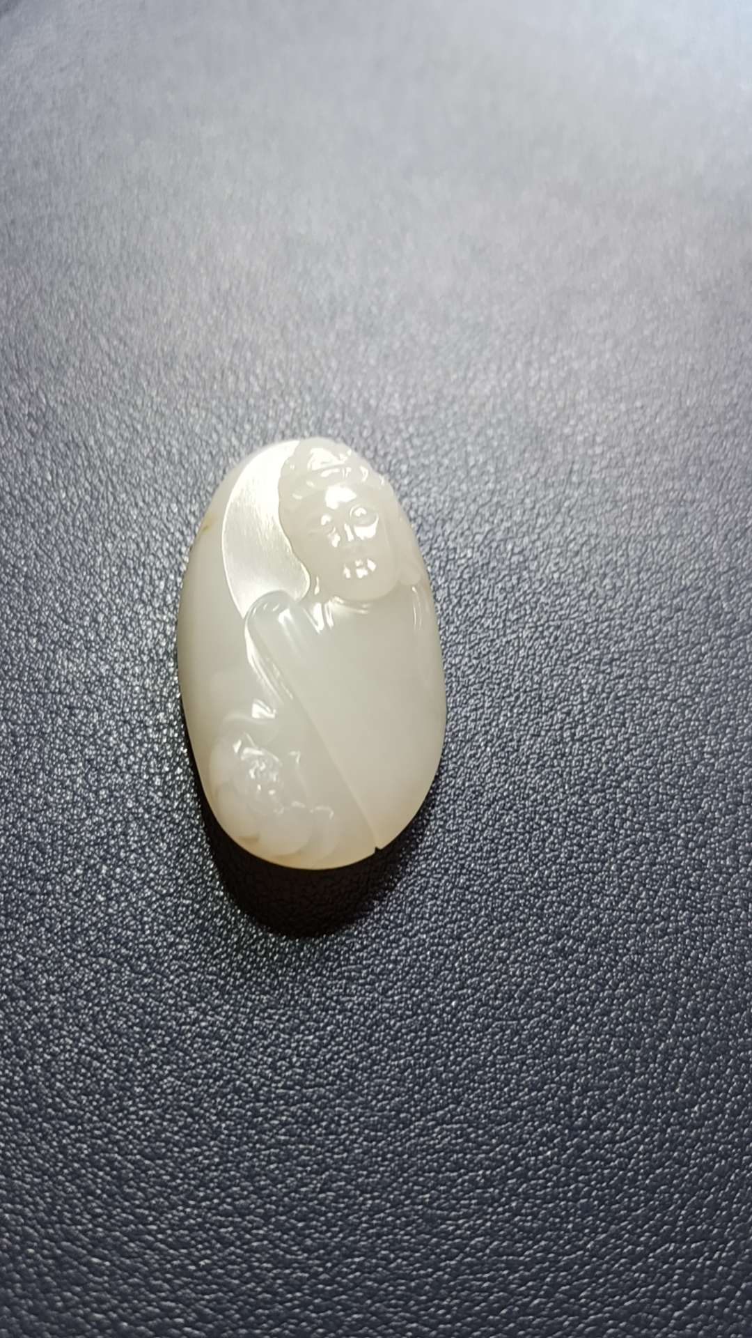 新疆和田籽玉观音，重22克