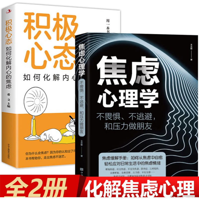 焦虑心理学正版书不畏惧不逃避和压力做朋友焦虑缓解手册 读物