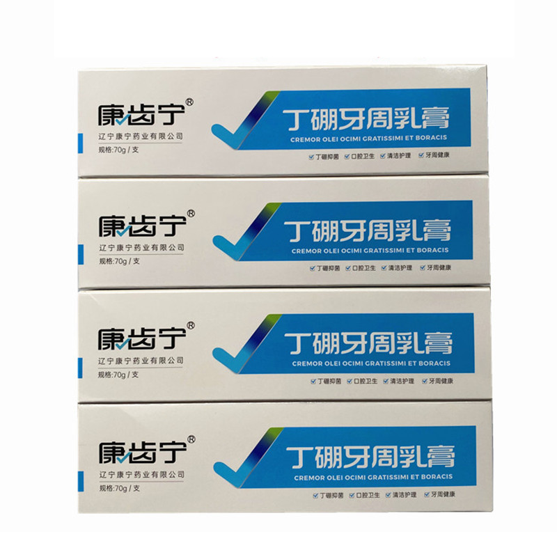 康齿宁丁硼牙周乳膏70克牙龈刷牙抑菌口腔异味护理清洁丹东清新