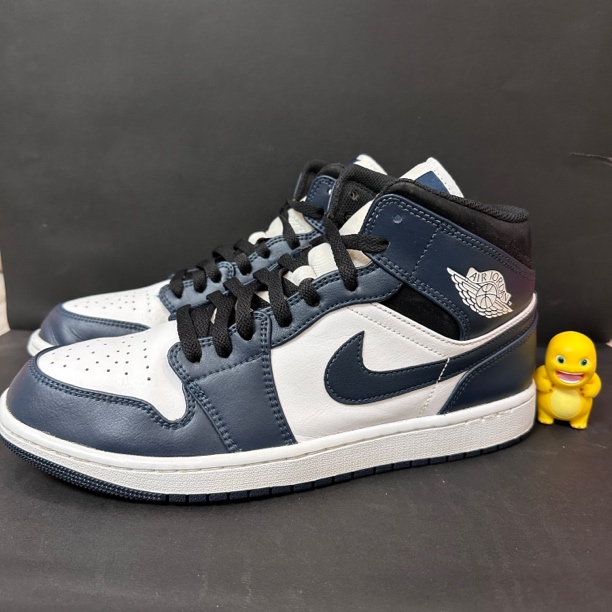 45码/Nike aj1 青白 中帮板鞋 复古篮球鞋 假一赔四