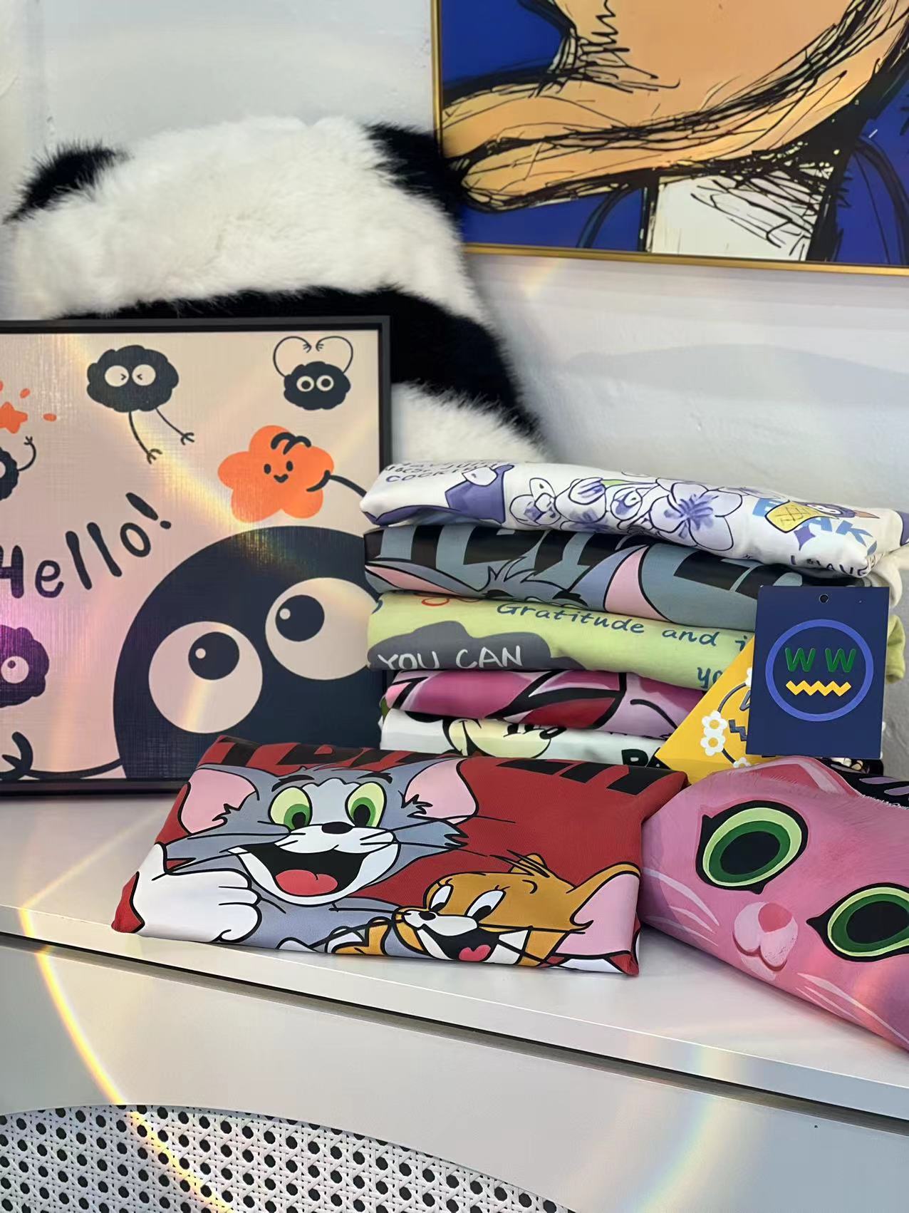 【1号链接】奶油潮牌2025年400G卫衣宽松卡通印花时尚