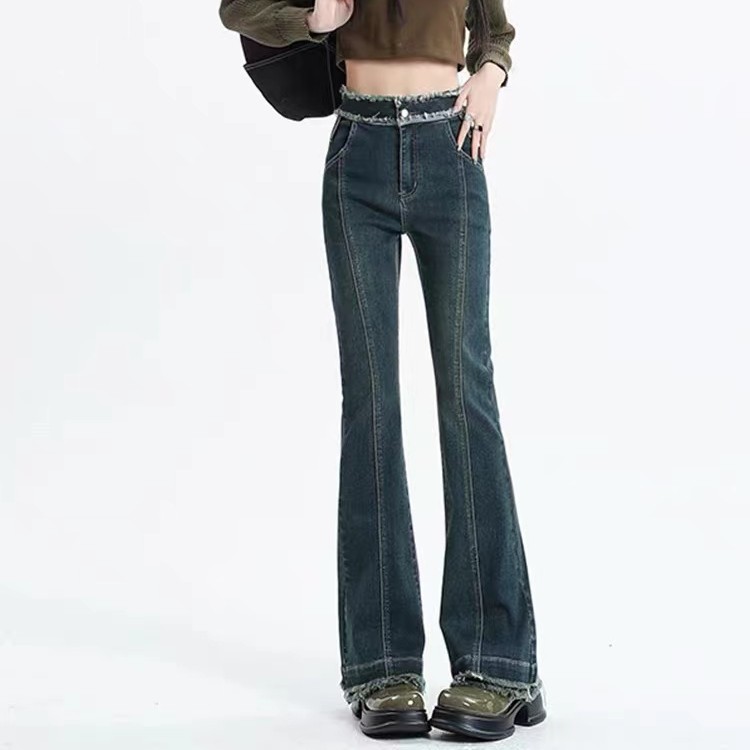 【安可家】专柜孤品韩版牛仔裤