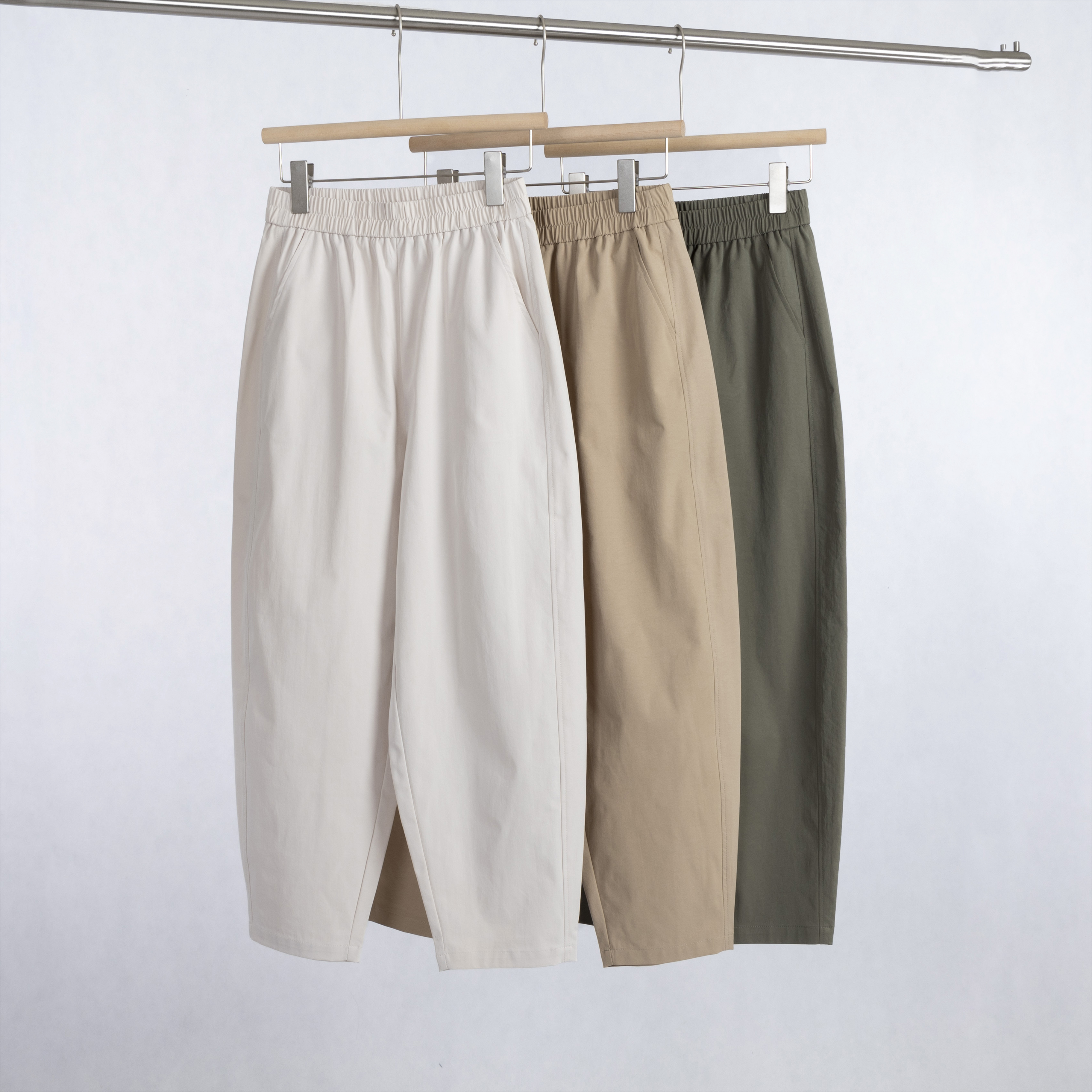 【荟瀛优选-夏季】24垂感时尚休闲百搭宽松薄款简约夏季柠檬裤6603