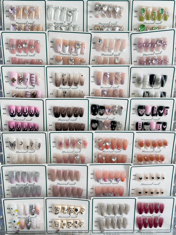 纯手工穿戴甲（默认微瑕不退不换）无工具包