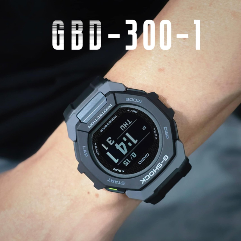 Casio/卡西欧g-shock智能蓝牙运动跑步计步运动蓝牙防水表GBD-300