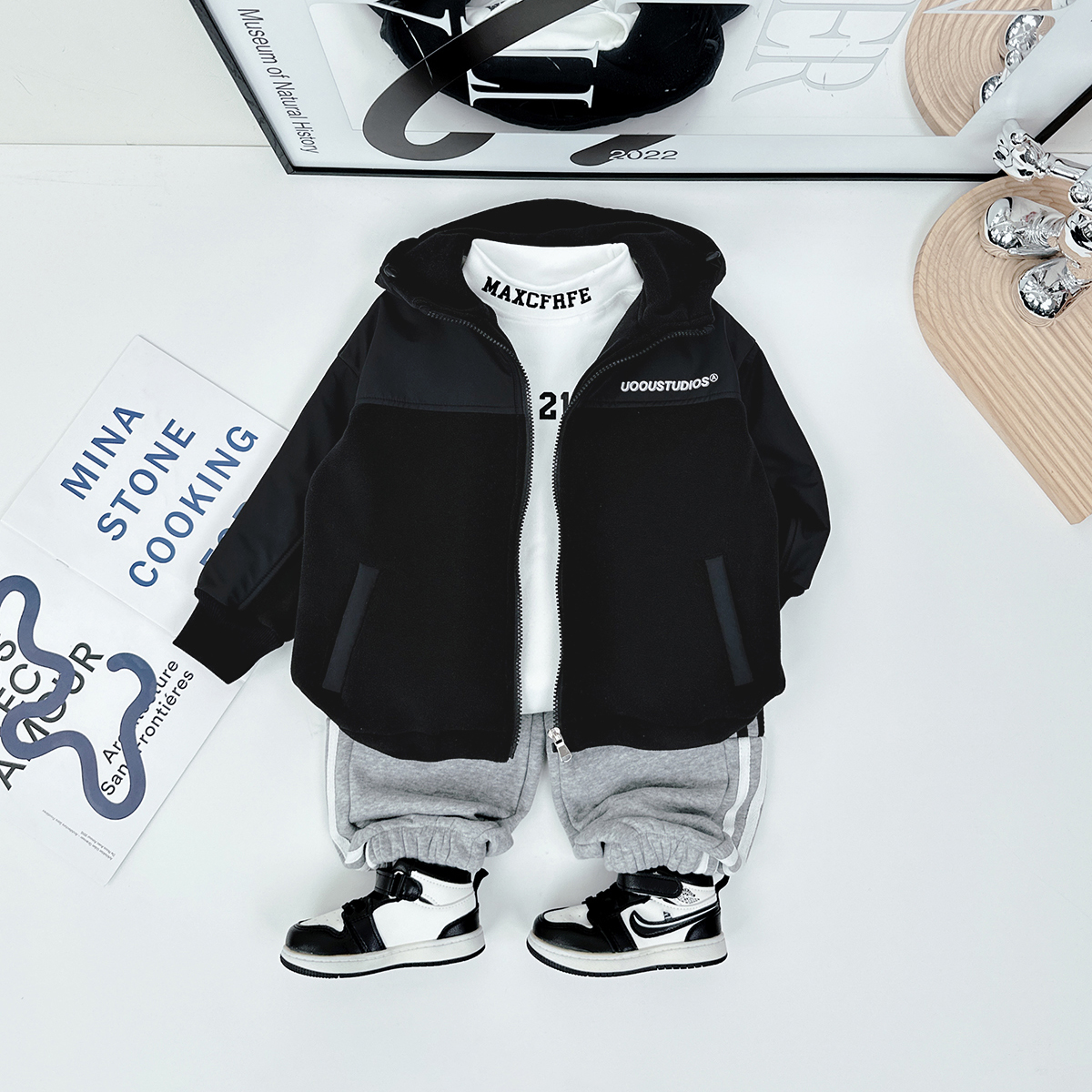 男童加厚外套秋冬款2023新款秋冬装儿童 D-CLD23835 悠悠童话童装