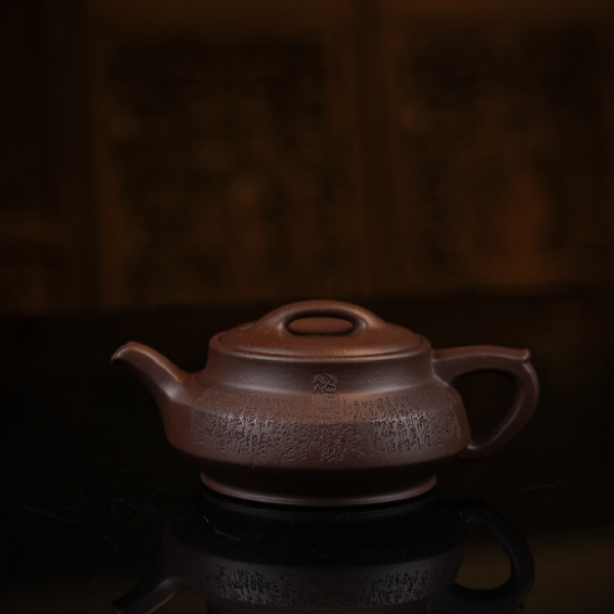 壶名：定 李小龙原创 黄松刻绘 150CC