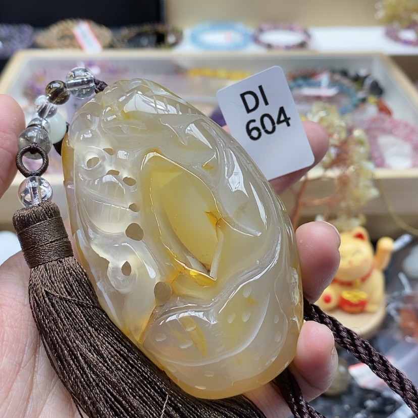 【闪购商品】玛瑙/玉髓车挂未镶嵌