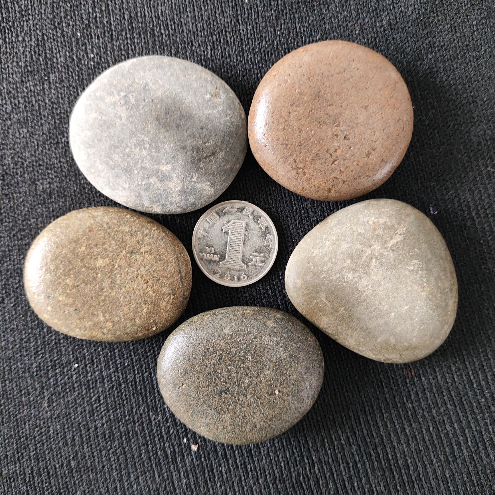 石头画用绘画鹅卵石扁平手绘石头画专用精品石美术课用老师推荐