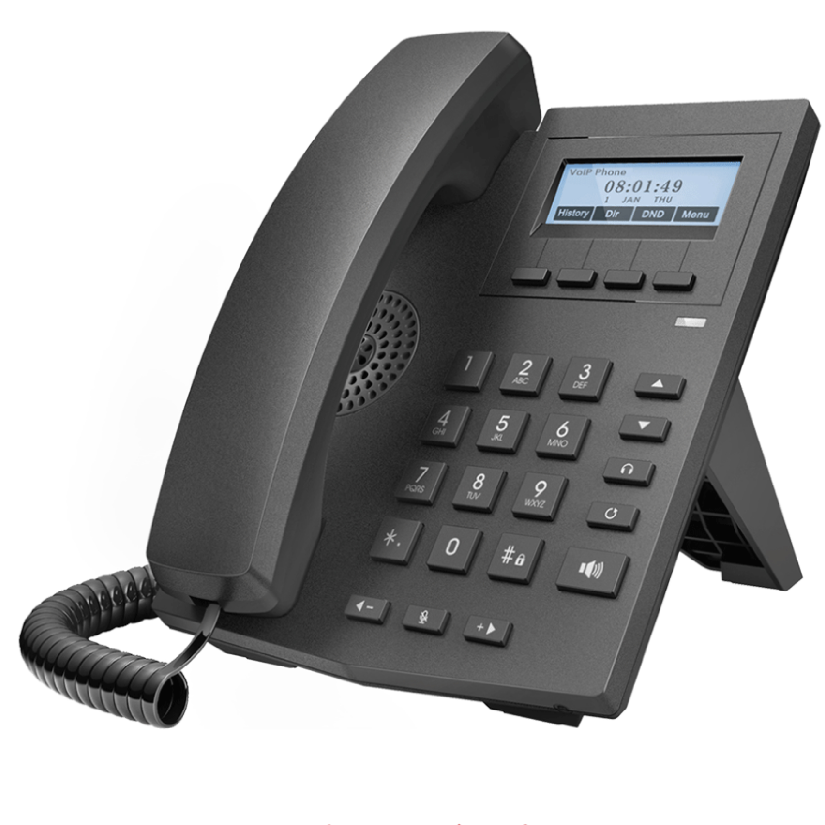 Fanvil方位X1网络电话机IP电话机黑白屏百兆双网口带电源商务办公