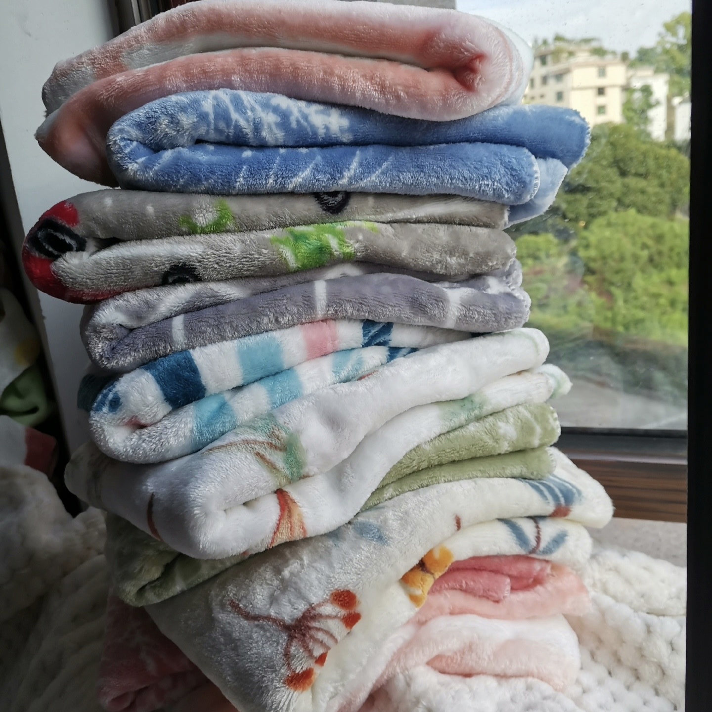 50*70法兰绒毯子多功能盖腿小毛毯空调盖毯宝宝午睡毯枕巾宠物毯