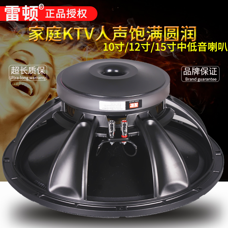 专业10寸12寸15寸18寸大功率低音喇叭适合家庭KTV户外舞台演出用