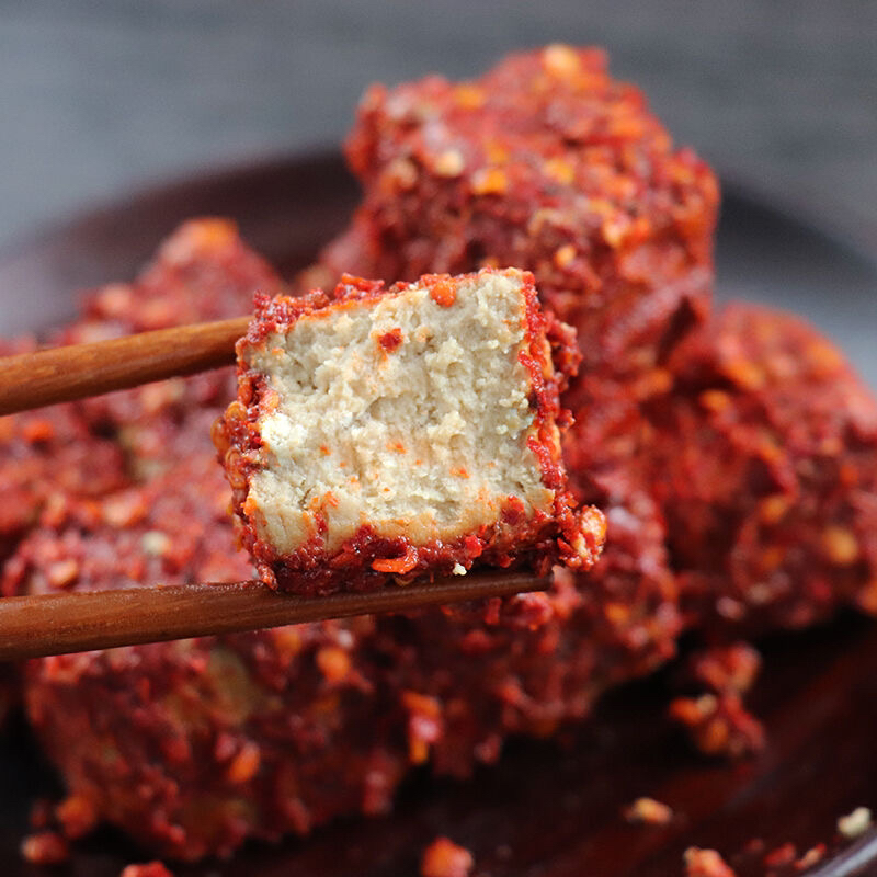 湖南土特产霉豆腐香辣农家自制无油下饭麻辣豆腐乳