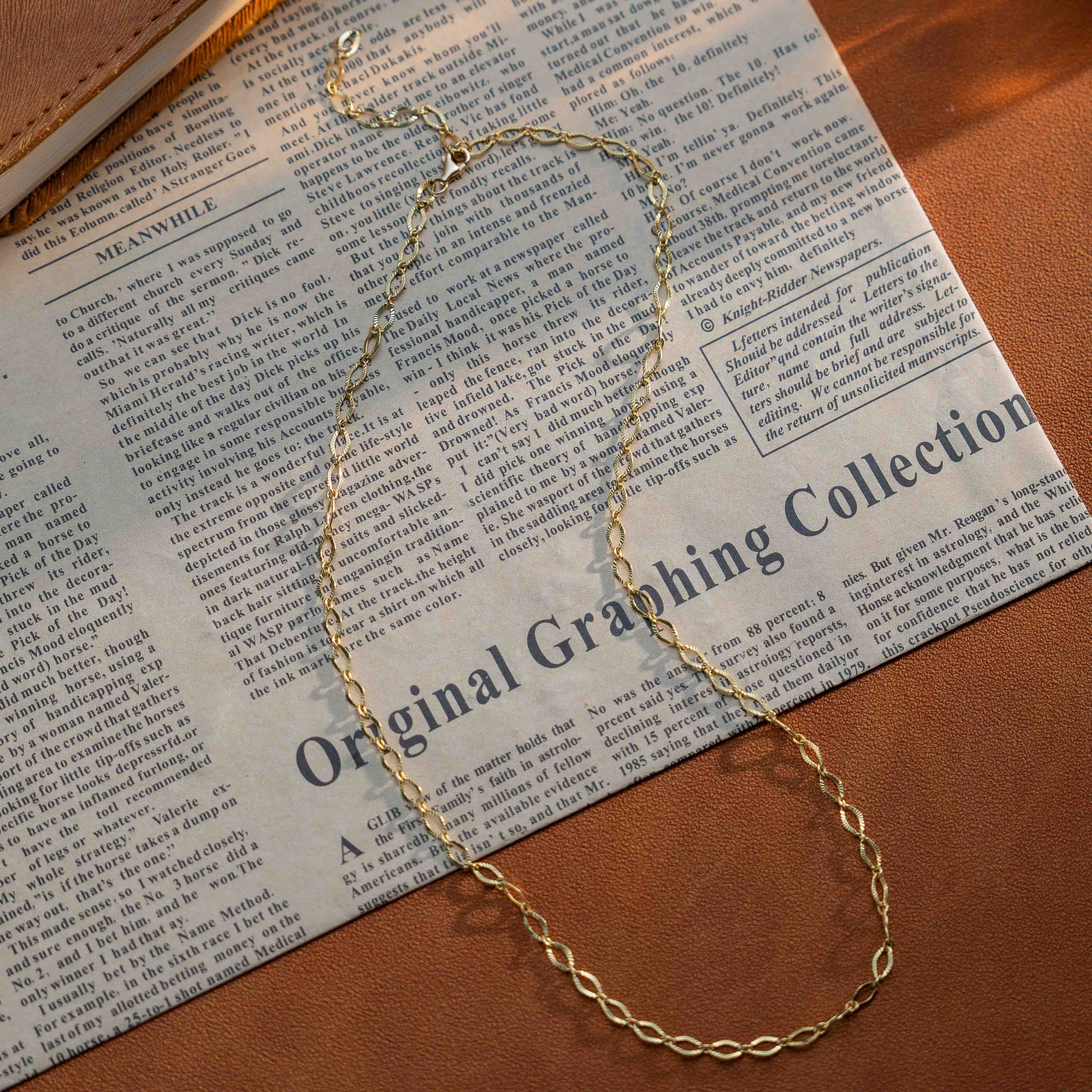 【奢小姐珠宝】18K金”雾都黎明“项链50CM-KWC398