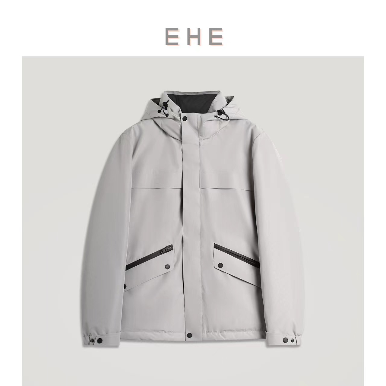 EHE男装 冬季新款白鸭绒时尚保暖撞色户外羽绒服男士66113234805