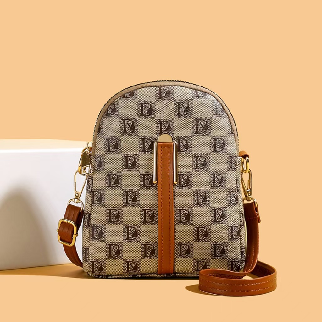 LALA2025新款竖版手机包小包包时尚百搭单肩斜挎包网红休闲手机包