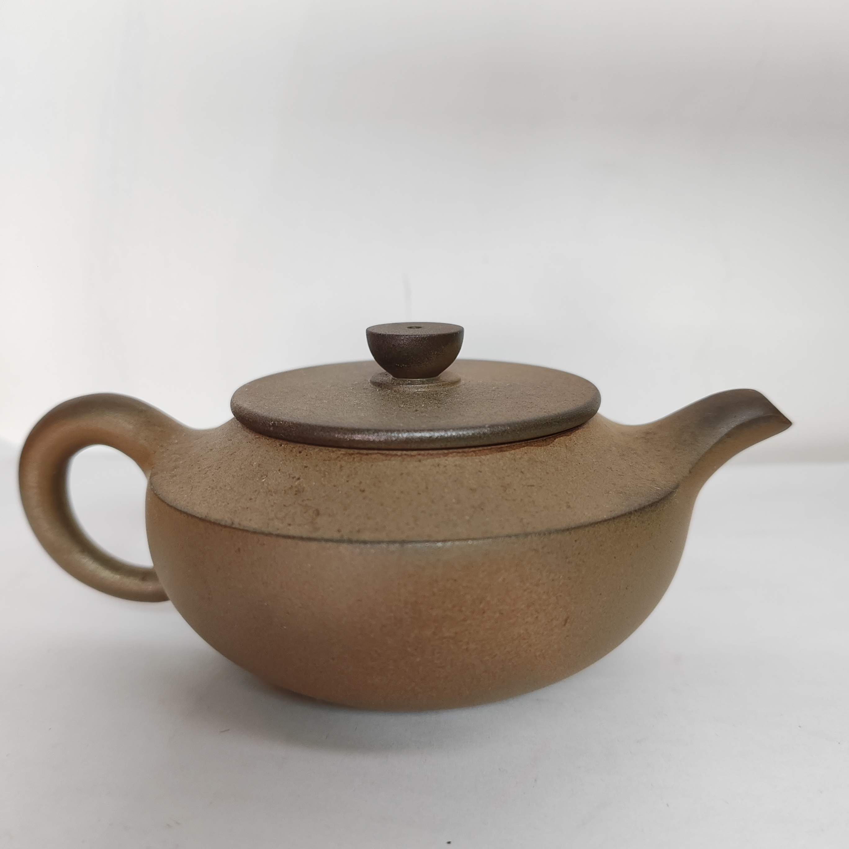 汉扁壶 钦州坭兴陶茶壶 名家制作 薪艺窑柴烧坭兴陶茶壶