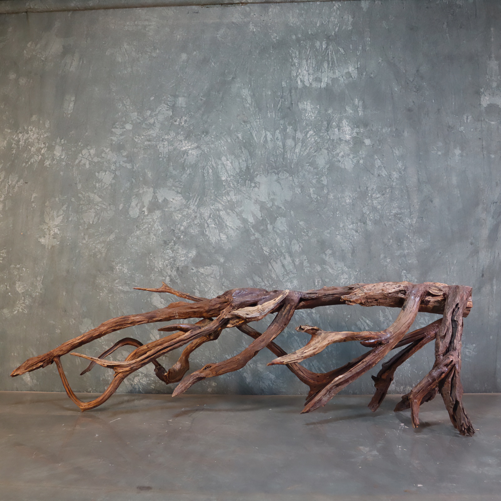 水族鱼缸造景沉木紫柚木尺寸：160*30*45