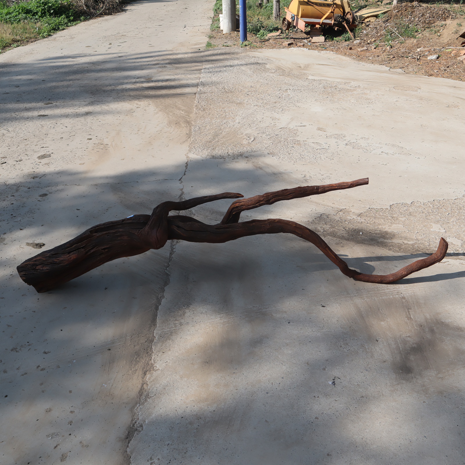 水族鱼缸造景沉木紫柚木尺寸：210*26*58秒沉水、顺丰包邮、免费煮