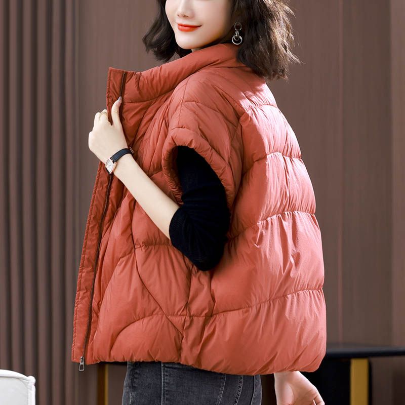 波司澄羽绒服马甲女2023冬季新款时尚减龄立领马夹显瘦保