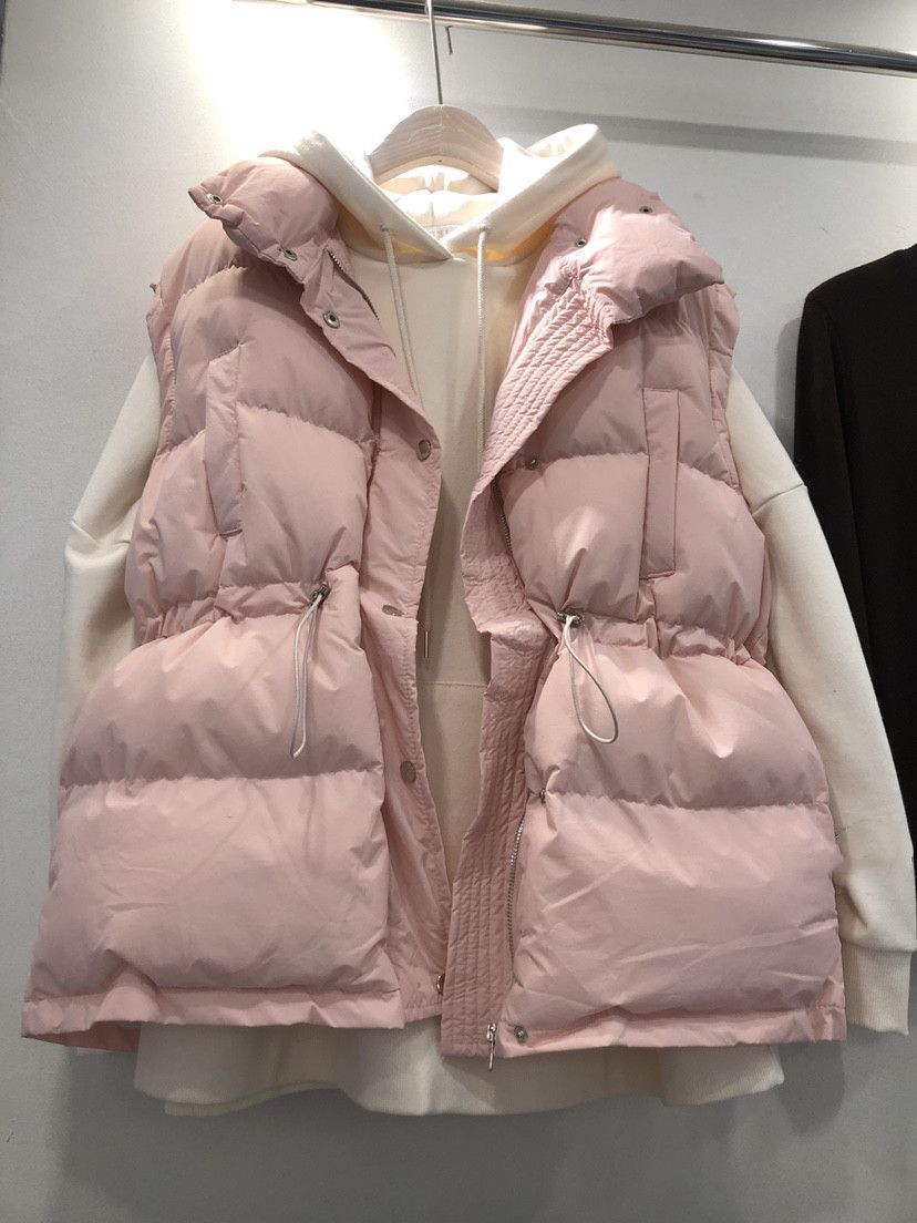 波司澄韩国东大门加肥加大马甲羽绒服外套女胖mm2-300斤
