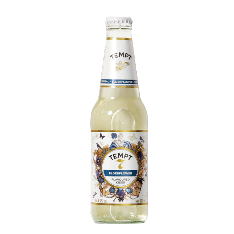 TEMPT诱惑西打酒7号接骨木花330ml×24瓶