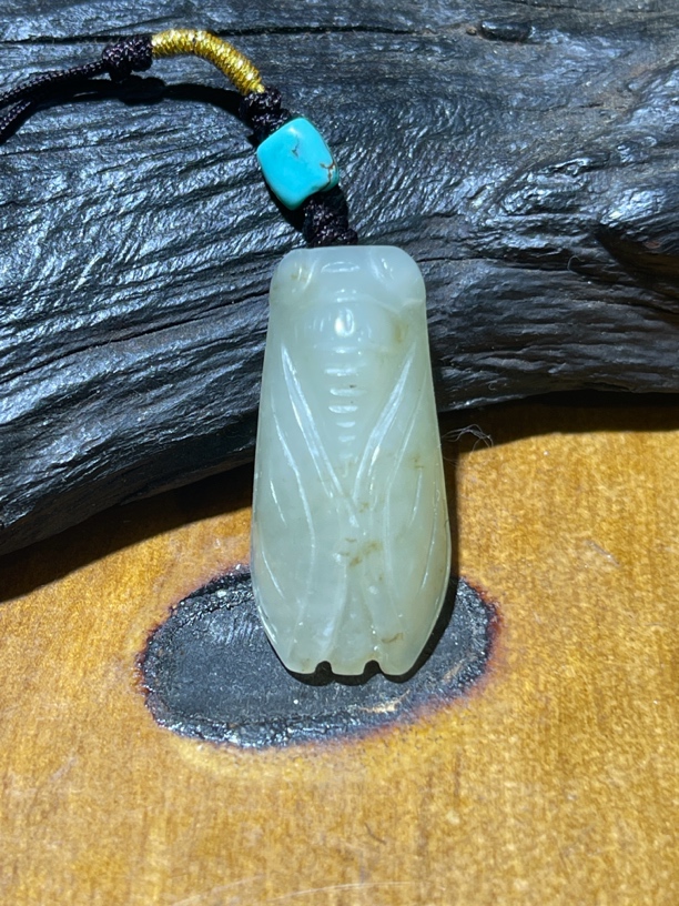 挂件吊坠项链玉佩雕刻精雕手工毛衣链精美白色饰品