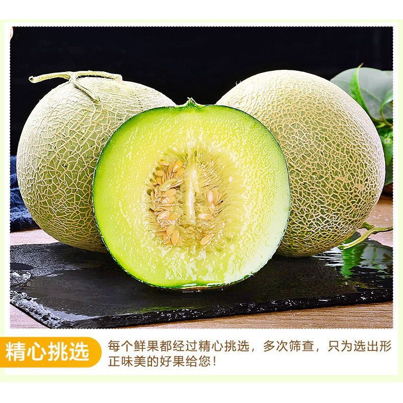 玲珑网纹蜜瓜果香清甜好吃大果网纹瓜正宗当季新鲜水果食用包赔