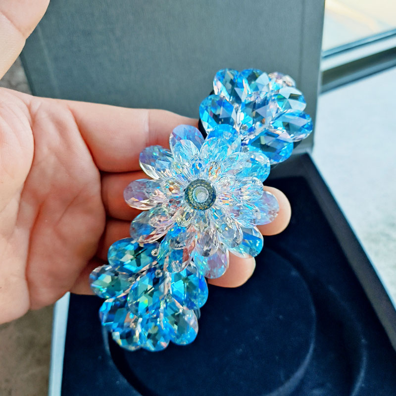 时尚饰品高挡奢华大花发饰带齿软齿发箍手工百搭简约网红头饰气质