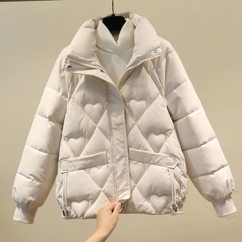 波司澄羽绒服冬季新款小个子宽松羽绒服女短款保暖立领羽绒