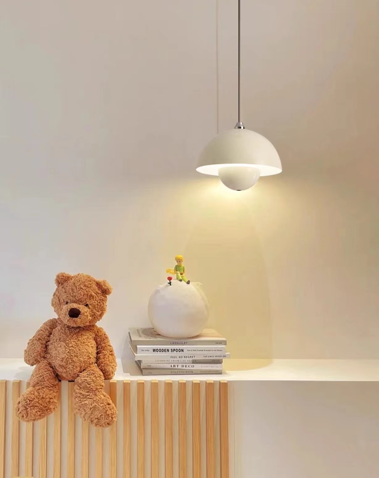 充电花苞个性创意小吊灯卧室过道玄关小吊线灯可升降