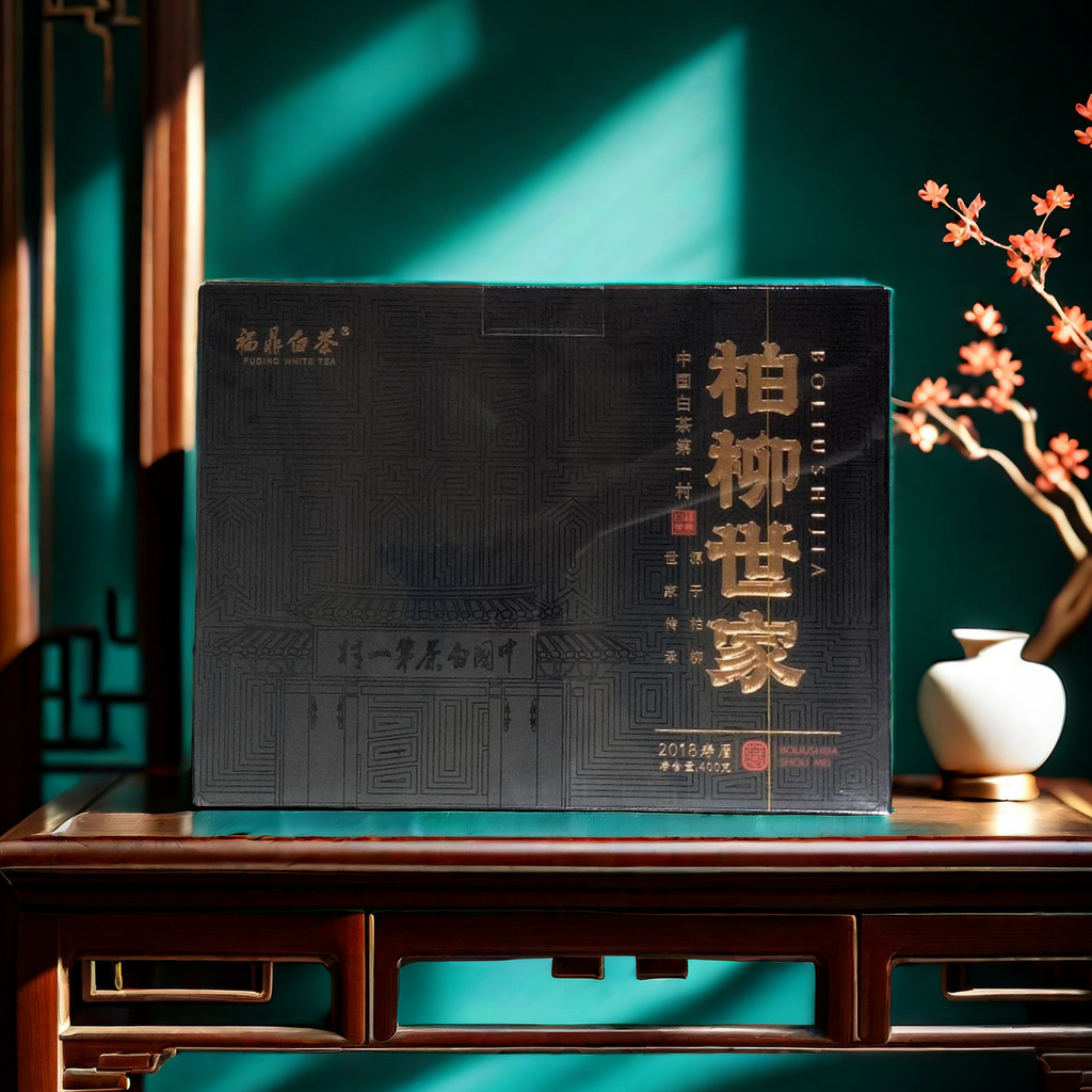 柏柳世家 2018寿眉 400克 1盒