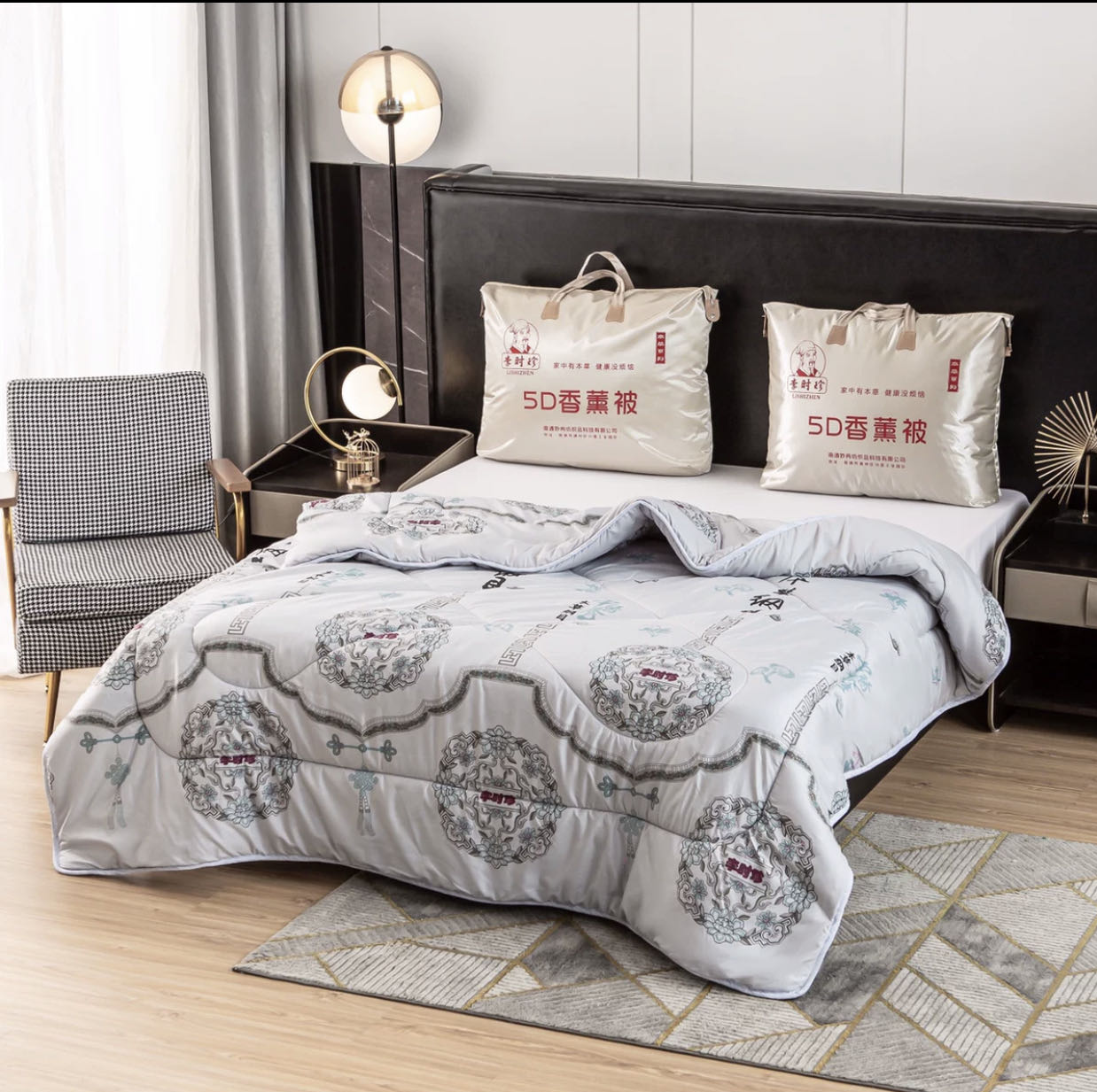 香薰被子加厚印花