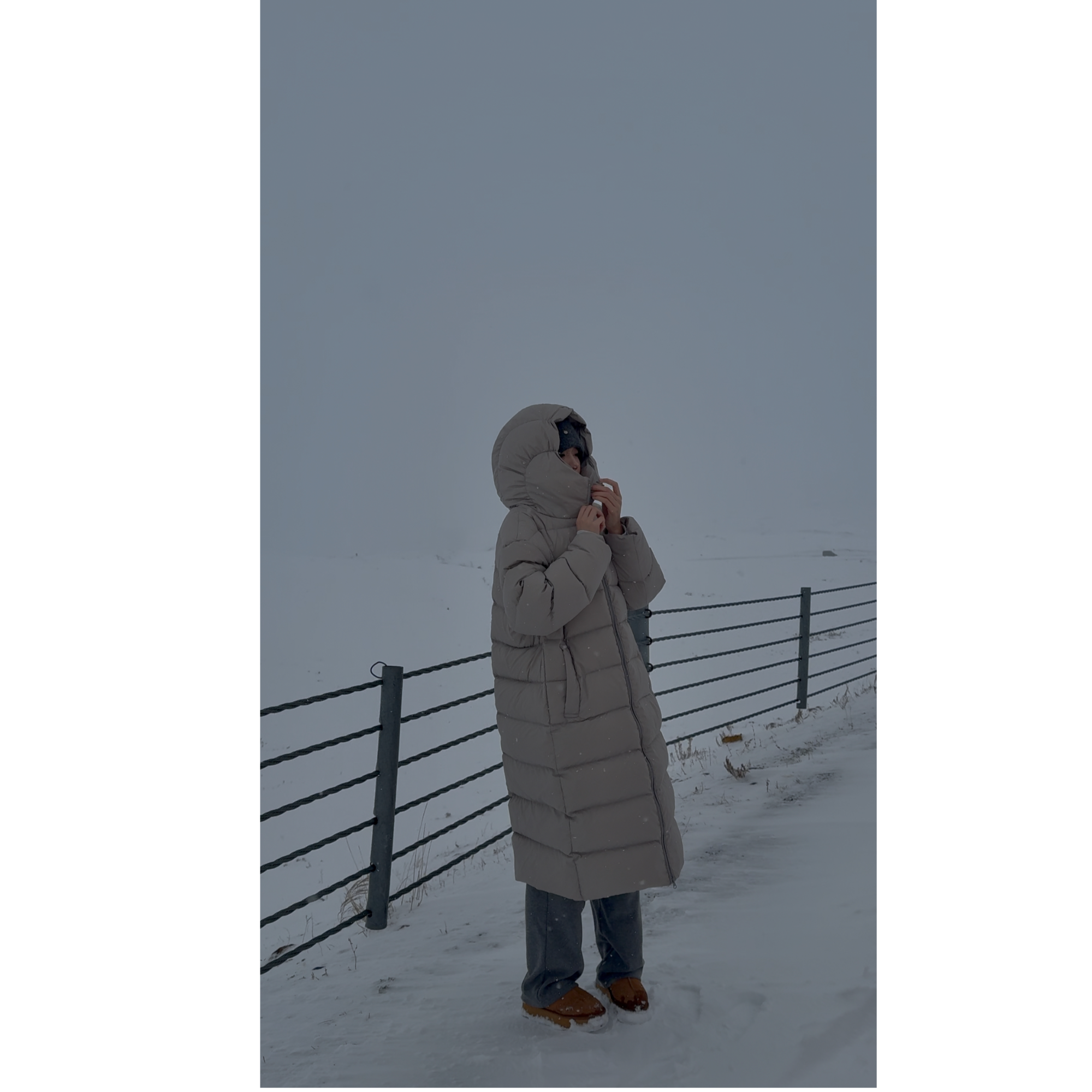 48H【冰川限定】高个子女装 冬季加长云朵泡芙中长款羽绒服 AU215