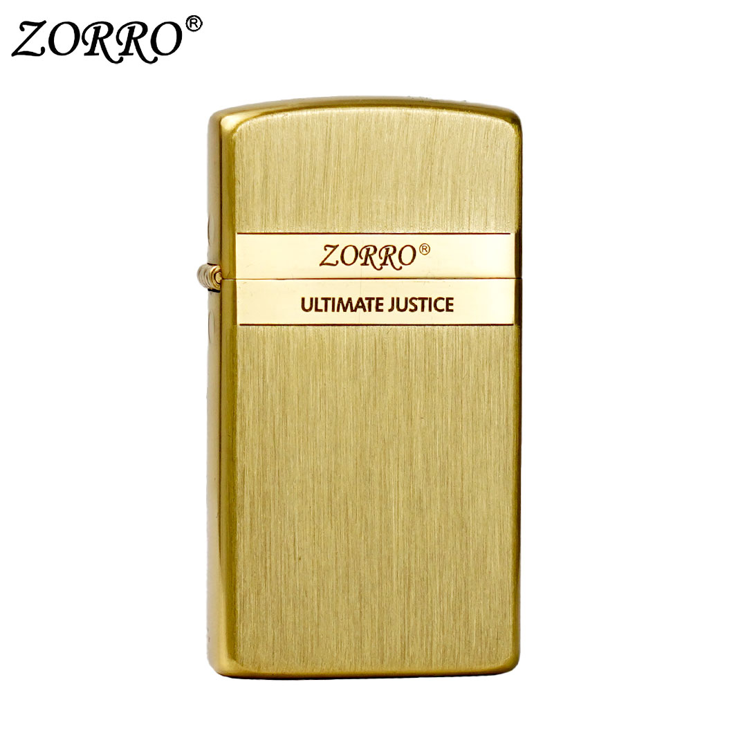 ZORRO佐罗朴实标原铜防风煤油打火机小巧创意节日礼物送女友