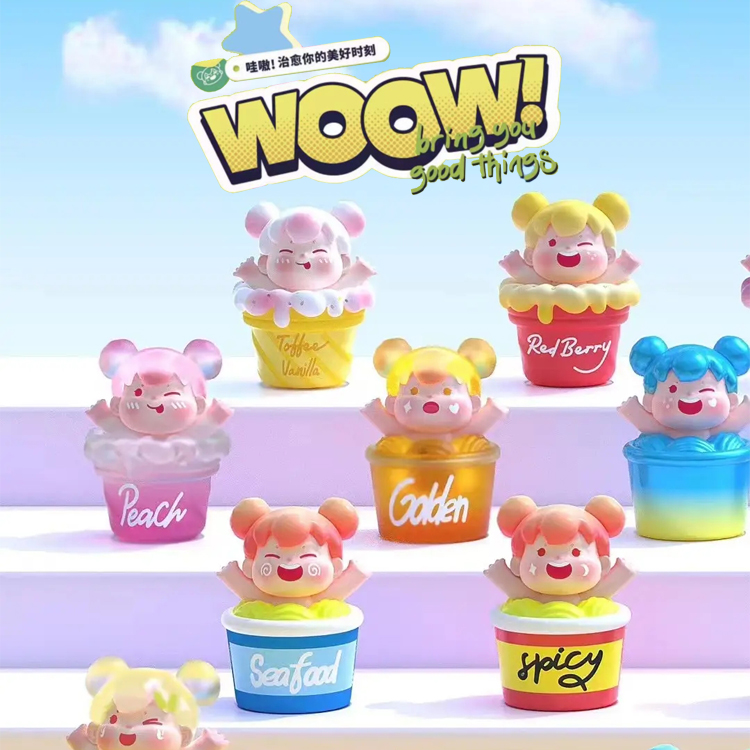 【拆盒】woow哇嗷治愈你的美好时刻系列盲盒萌粒