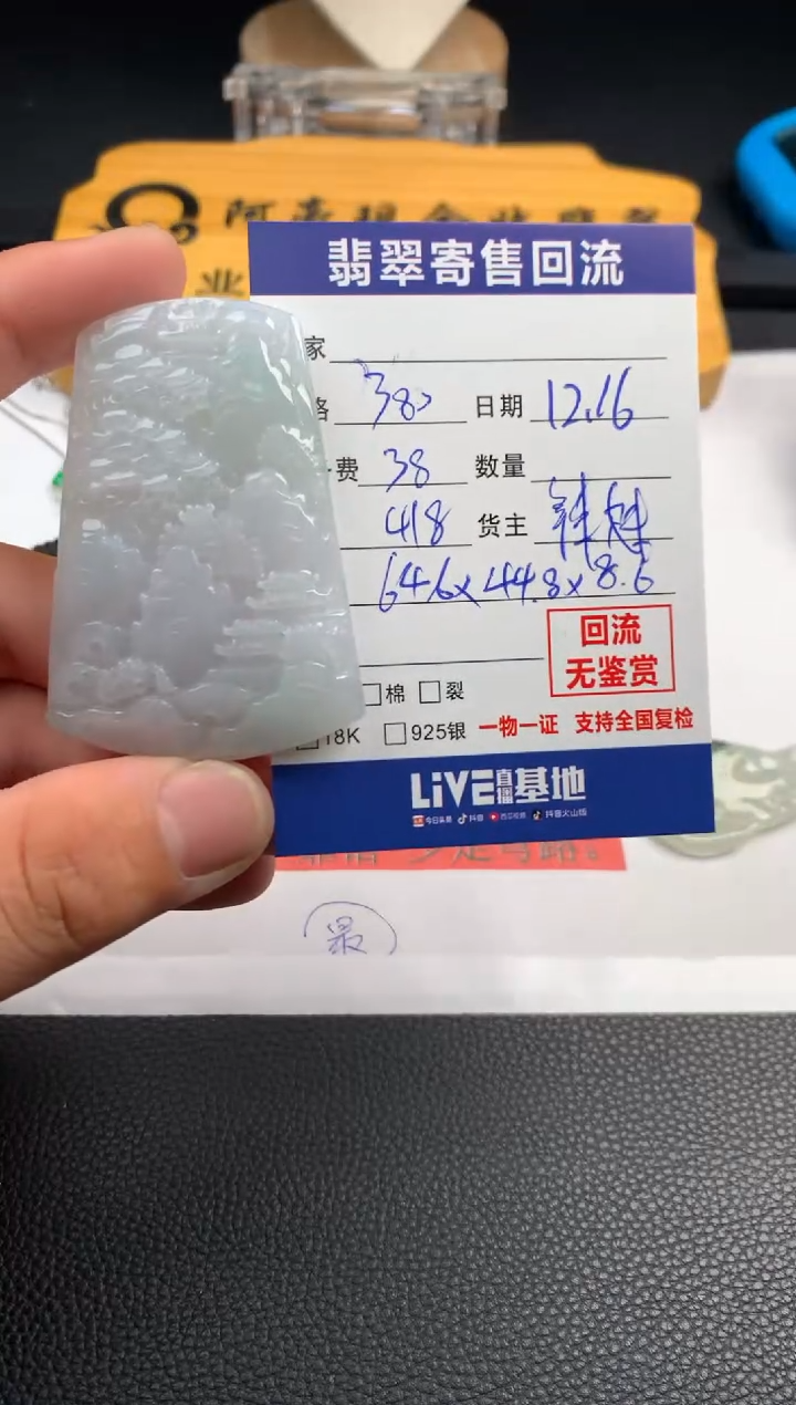 【闪购商品】翡翠颈饰未镶嵌06462