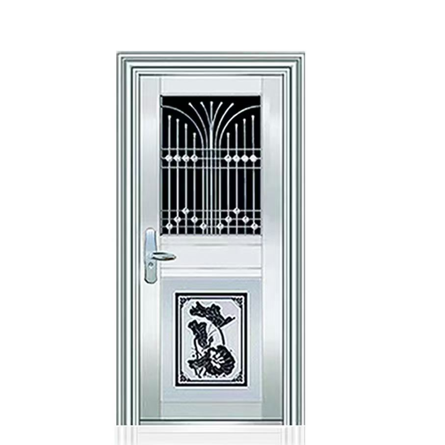 现货不锈钢防盗门单门家用进户门入户门乡村自建房阳台门书房门