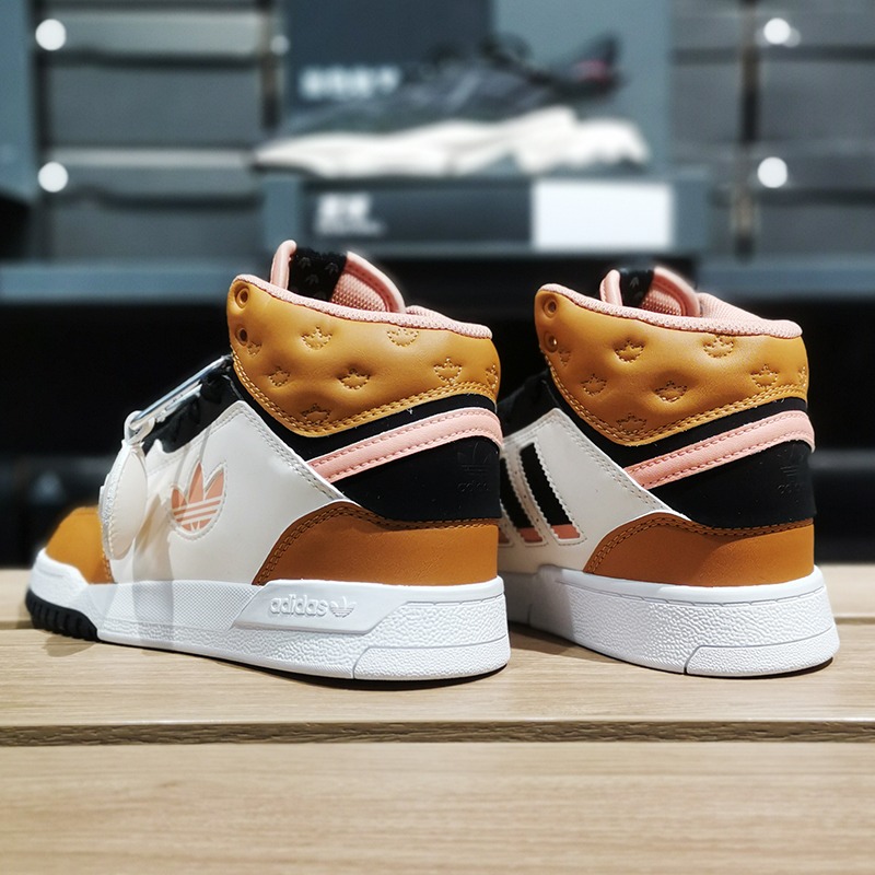 Adidas阿迪达斯高帮标经典复古秋季男女款休闲运动板鞋百搭GX8817