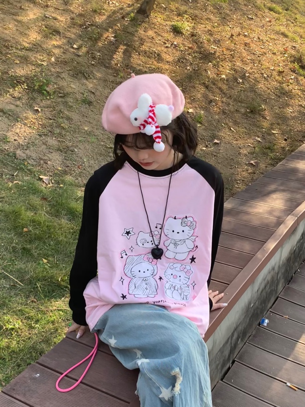 【可爱晕咯】鹅粉色羊毛贝雷帽