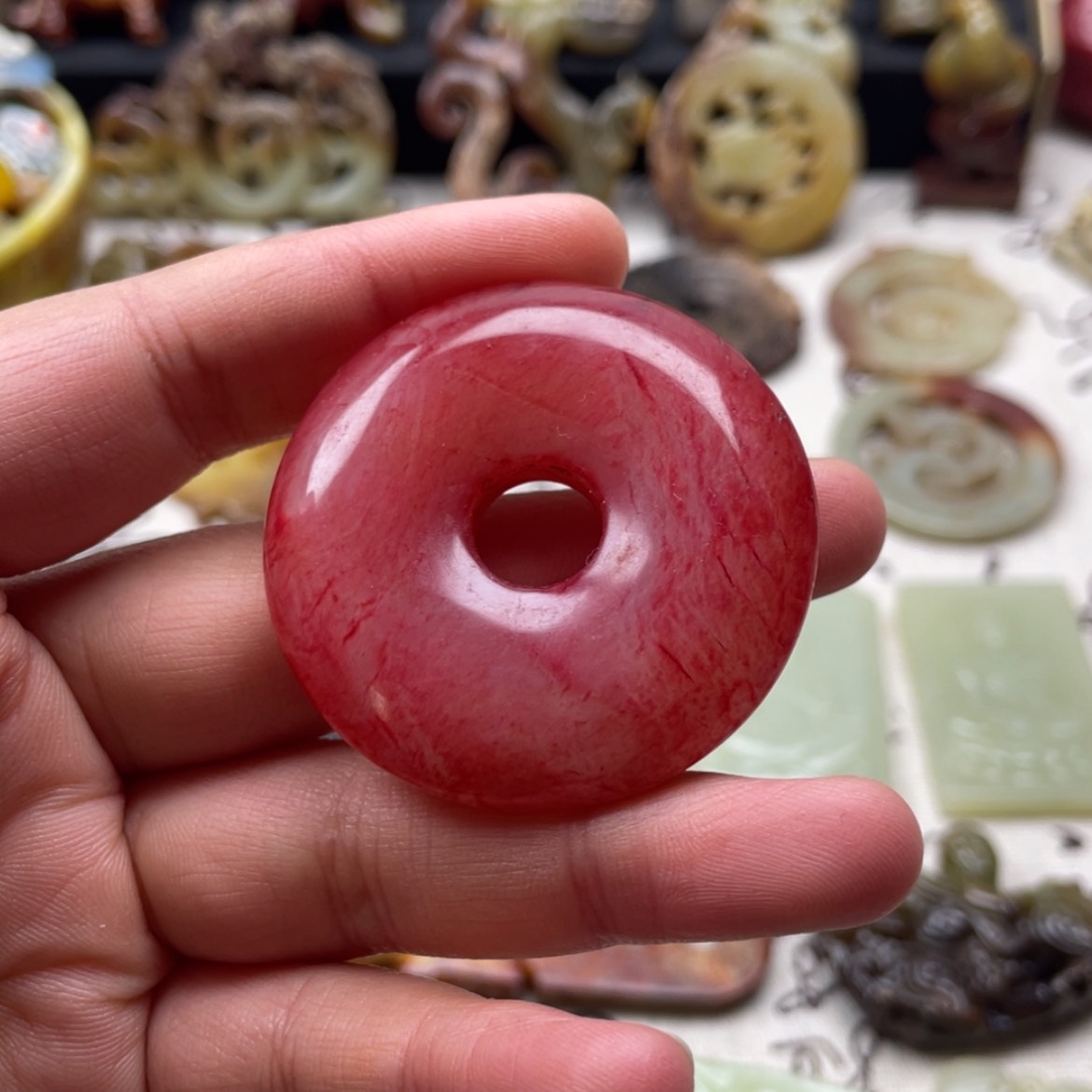 【闪购商品】蛇纹石玉颈饰未镶嵌141