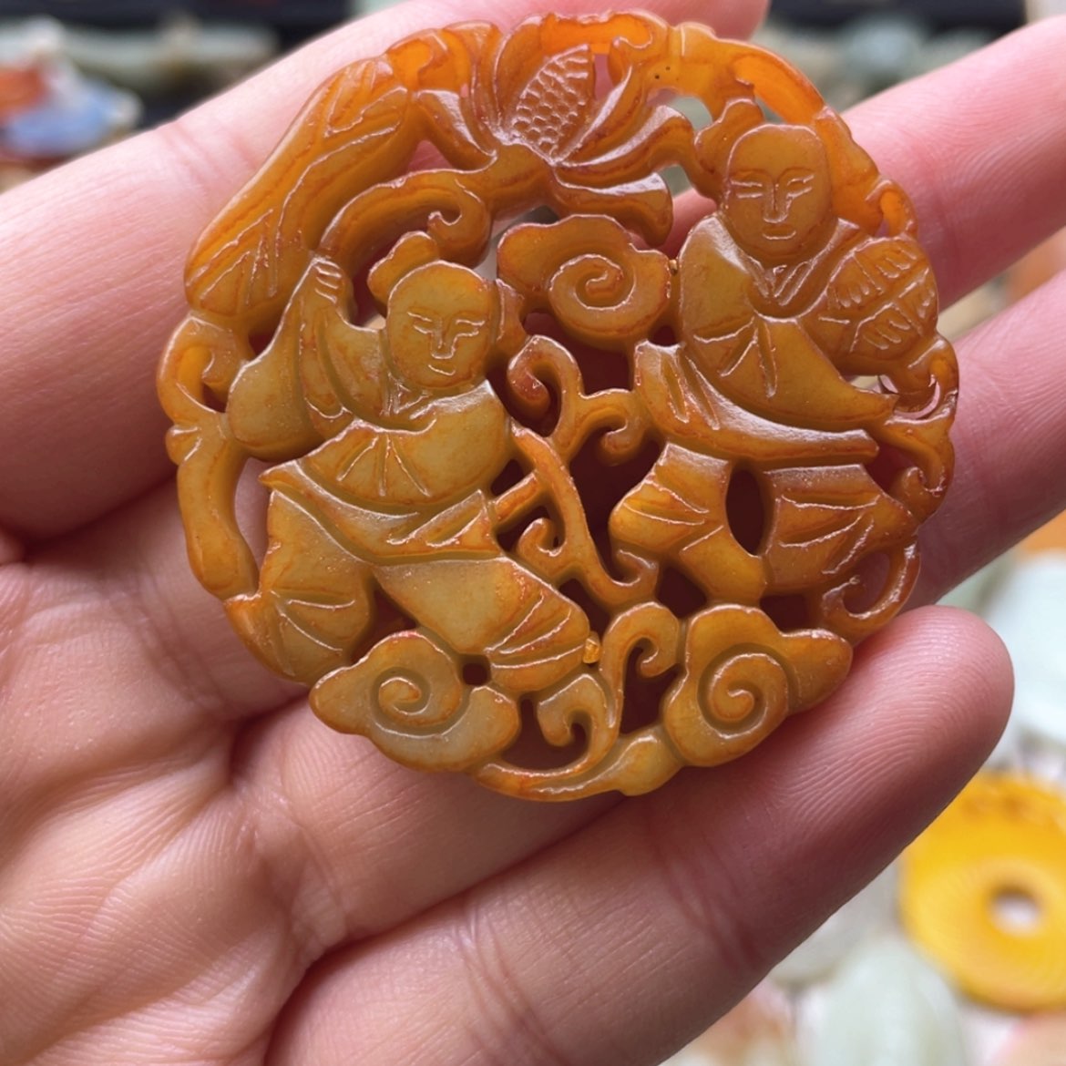 【闪购商品】蛇纹石玉颈饰未镶嵌94