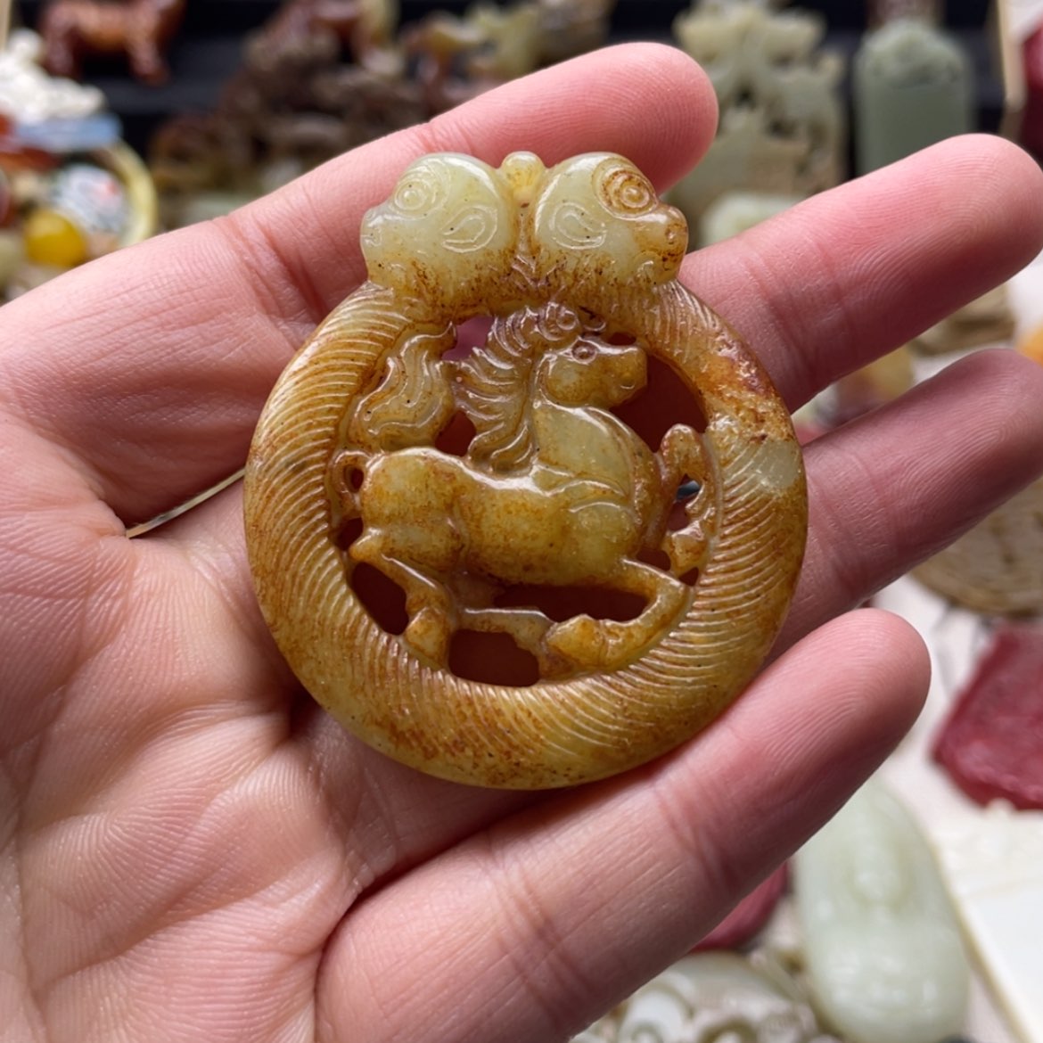 【闪购商品】蛇纹石玉颈饰未镶嵌63