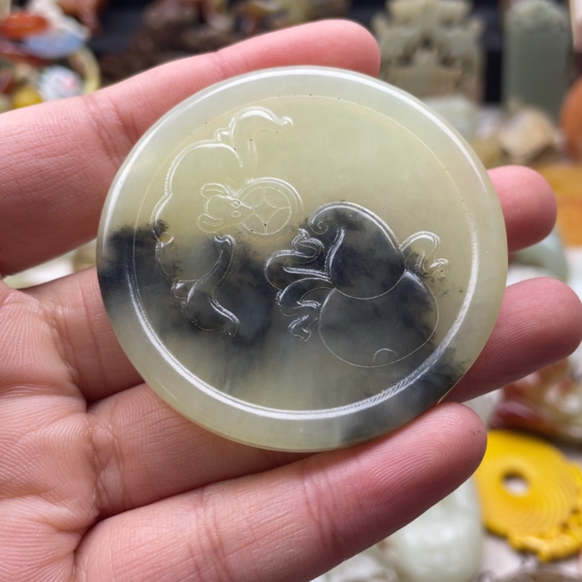 【闪购商品】蛇纹石玉颈饰未镶嵌68