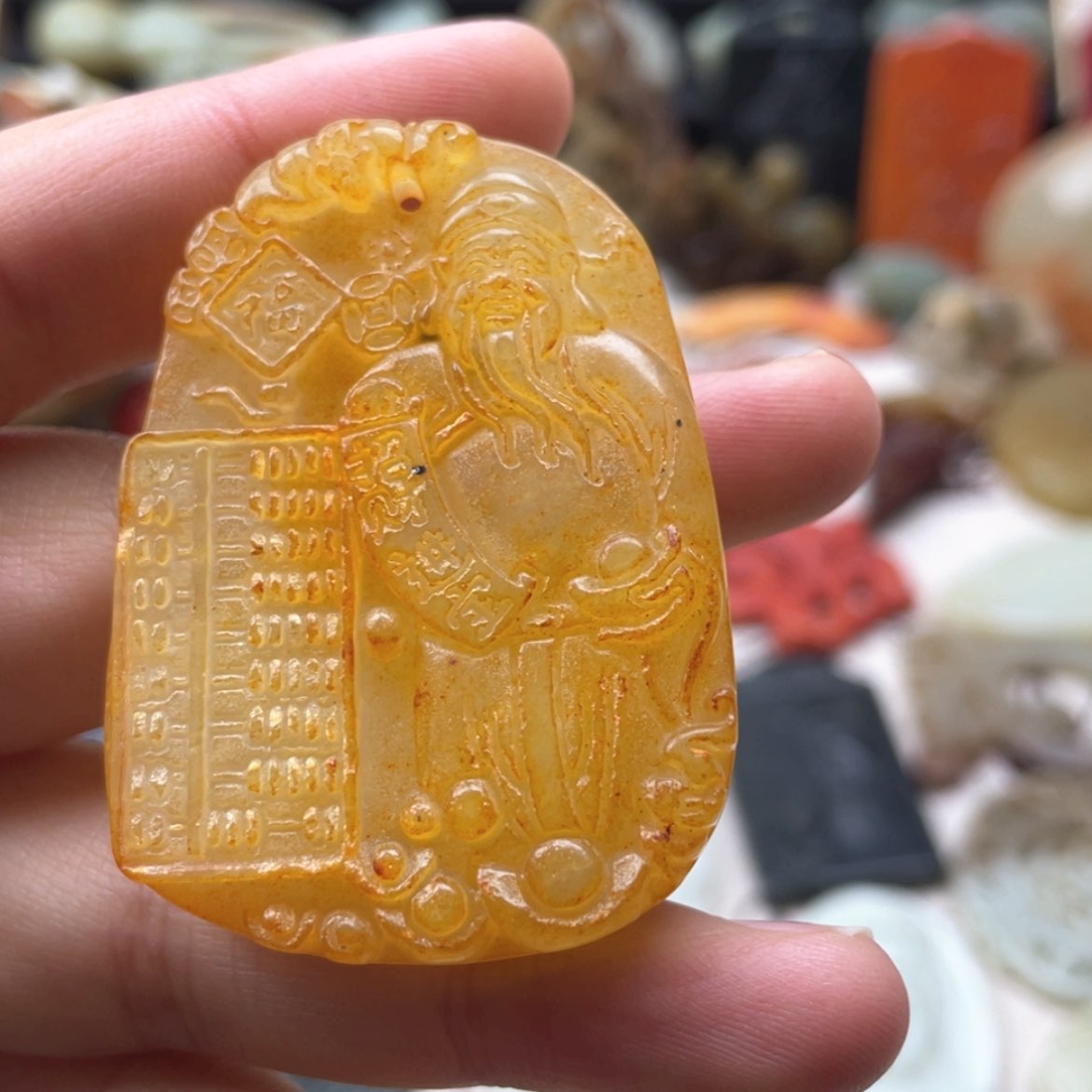 【闪购商品】蛇纹石玉颈饰未镶嵌51