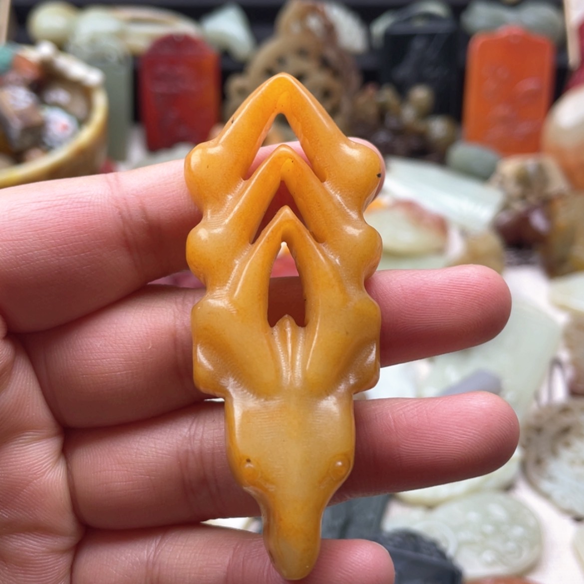 【闪购商品】蛇纹石玉颈饰未镶嵌42