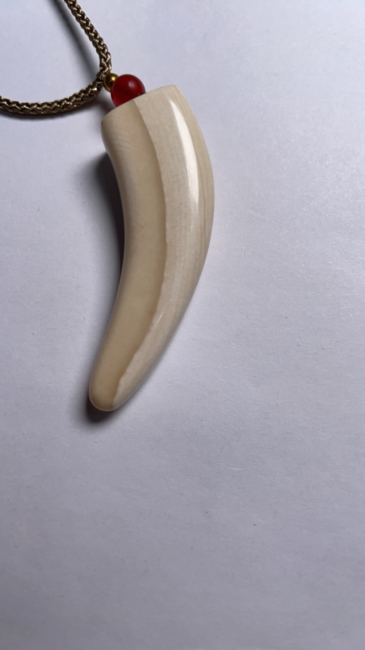 P02887猛犸牙牙尖挂件
