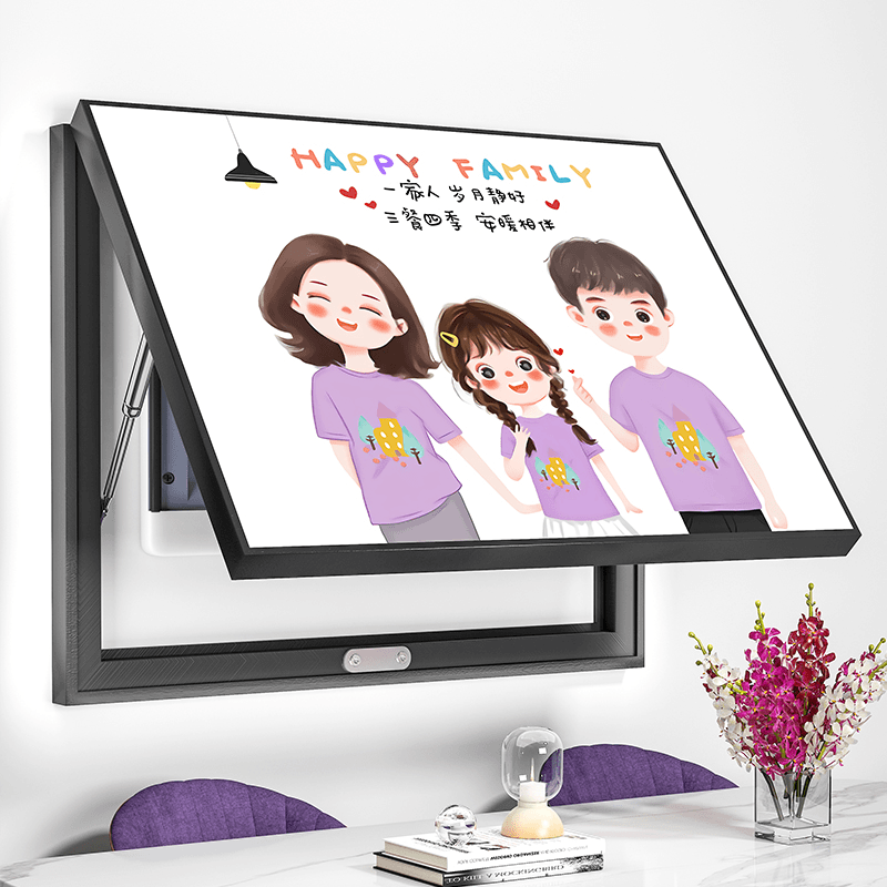 【大热卖推介】一家四口网红电表箱装饰画配电箱轻奢电闸箱免打孔