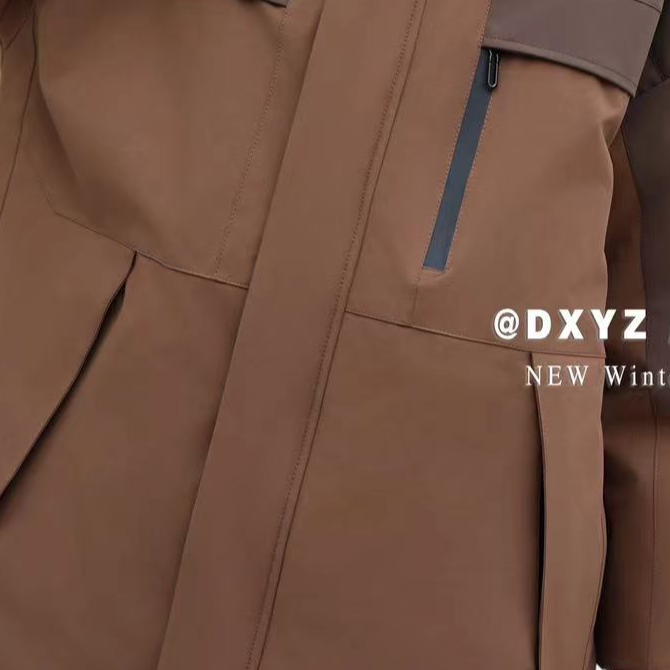 东2024【X】12月9日 男童女童时尚咖色潮版羽绒服6179-
